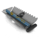 DMOS Stealth Shovel, Moonstone w/ Gunmetal Blade, SMS3001-HT