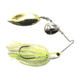 Dobyns D-Blade Advantage Series Spinnerbaits, Colorado/Willow Blade, 3/8oz, White/Chart, ADV 3/8 A07 COL/WIL