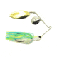 Dobyns D-Blade Advantage Series Spinnerbaits, Colorado/Willow Blade, 3/8oz, White/Chart/Blue, ADV 3/8 A06 COL/WIL