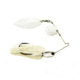 Dobyns D-Blade Advantage Series Spinnerbaits, Colorado/Willow Blade, 1/2oz, White on White, ADV 1/2 A05 COL/WIL