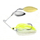 Dobyns D-Blade Beast Series Spinnerbaits, Willow/Willow Blade, 3/8oz, Chartreuse Light Shimmer, BST 3/8 B11 WIL/WIL