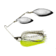 Dobyns D-Blade Beast Series Spinnerbaits, Willow/Willow Blade, 3/8oz, Shad Clear Chartreuse, BST 3/8 B10 WIL/WIL