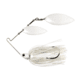 Dobyns D-Blade Beast Series Spinnerbaits, Willow/Willow Blade, 1/2oz, White on White, BST 1/2 B05 WIL/WIL