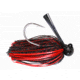 Dobyns Football Jigs Single Pack, 1/4oz, Midnight Red, SFB MID RD 1/4 1PK