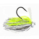 Dobyns Football Jigs Single Pack, 1/4oz, White Vision, SFB WHT VS 1/4 1PK