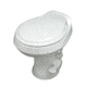 DOMETIC 300 Series Standard Height RV Toilet, White, 302300071
