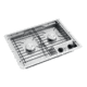 Dometic Dometic 2-Burner Drop-In Gas Cooktop, Black, StainlessSteel, 9108917578