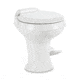 Dometic Dometic 300 Gravity Flush Toilet, White, 9108765624