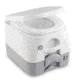 DOMETIC SeaLand 974 Portable Toilet 2.6 Gallon - Grey w/Brackets, 301097406