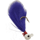 Double-O Tackle Company Flu-Flu Jig, 1/32 oz, Sz 8 Hook, White/Purple, 62106