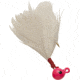 Double-O Tackle Company Flu-Flu Jig, 1/64 oz, Sz 10 Hook, Pink/White, 61501