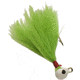 Double-O Tackle Company Flu-Flu Jig, 1/64 oz, Sz 10 Hook, White/Chartreuse, 61109