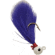 Double-O Tackle Company Flu-Flu Jig, 1/64 oz, Sz 10 Hook, White/Purple, 61106