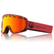 Dragon D1 OTG Goggles, Mill/LumaLens Red Ion, with Bonus LumaLens Rose, One Size 347986032484