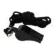 DT Systems Super-Pro Training Whistle / Nylon Lanyard, Black, 80034