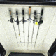 Du-Bro Du-Bro Trac-A-Rod Set, 2 Holds 6 Rods, Silver/White, 1080