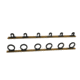 Du-Bro Du-Bro Trac-A-Rod Set, 2 Holds 6 Rods, Black/Gold, 1080BG