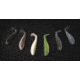 Duckett Fishing 4.5 Subtle Tail Soft Bait, 4.5in, White Pearl, MXST4.5 WP