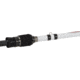 Duckett Fishing Black Ice Casting Rod, Med, Black, 7ft 2in, DFBI72M-C
