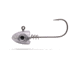 Duckett Fishing Subtle Head w/ Eye 3/0 Hook, 4 Pieces, Unpainted, 3/8 oz. 3/0 Hook, BDSTH 3/8 3/0