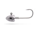 Duckett Fishing Subtle Head w/ Eye 3/0 Hook, 4 Pieces, Unpainted, 3/8 oz. 3/0 Hook, BDSTH 3/8 3/0