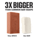Duke Cannon Supply Co Bourbon Big Ass Brick Of Soap, Burgundy, Small, BSBA-BRBN10