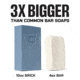 Duke Cannon Supply Co Midnight Swim Big Ass Brick Of Soap, Navy Blue, Small, BSBA-MNTS10