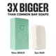 Duke Cannon Supply Co Midway Big Ass Brick Of Soap, Light Blue, Small, BSBA-MDWY10