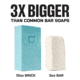Duke Cannon Supply Co Superior Big Ass Brick Of Soap, Blue, Small, BSBA-SUPR10