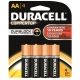 Duracell Coppertop Battery, AA, 4 Pack, MN1500B4Z