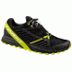 Dynafit Alpine Pro Trail Running Shoe - Men's-Black/Fluo Green-Medium-9
