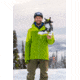 Dynafit Hoji Free 110 Ski Boots, White/Lime Punch, 26.5, 08-0000061909-31909-26.5