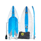 Aquapac Crusader 15 Multi-Person Inflatable Paddle Board - Cobalt/White 336D9074, 15 ft, Cobalt/White, ISUPCRUDR21U-CTWH-15/FT