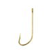 Eagle Claw 1x Long Shank Hook,Offset,Ringed Eye,Forged,Gold 108AH-1
