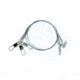 Eagle Claw 24in Clear/Bright Heavy Duty Wire Leader,45lb 08013-006