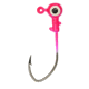 Eagle Claw Ball Head Jig Pro V Hook, Pink, 1/16oz, 10 per Pack, PFPV116-13