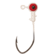 Eagle Claw Ball Head Jig Pro V Hook, White, 1/32oz, 10 per Pack, PFPV132-1