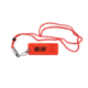Eagle Claw Flat Boat Whistle,Fluorescent Orange w/Lanyard BAWHFLTOR
