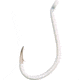 Eagle Claw Lazer Sharp Painted Octopus Hook, Needle Point, Long Shank, Offset, Up Eye, Glow, Size 8, 25 per Pack, L2GLUH-8