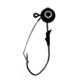 Eagle Claw Lazer Sharp Pro-V Weedless Eagle Eye Jig, 3/0 Hook, Black, 1/8oz, 5 per Pack, LEEJW18-4