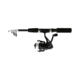 Eagle Claw PK56TSB Pack It Black Spin Combo Telescopic 5'6in 1 pc 1 BB fiberglass with Line, PK56TSB