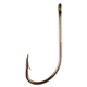 Eagle Claw Plain Shank Hook, Offset, Claw Point, Ringed Eye, Bronze, 100-Box Hooks, 084-2