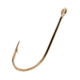 Eagle Claw Plain Shank Hook,Offset,Claw Point,Ringed Eye,Bronze,A-Pack Hooks 084A-2/0