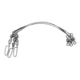 Eagle Claw Steel Leader Float w/Coastlock Snap and Crane Swivel,24in,30lb 08014-011