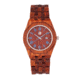 Earth Wood Baobab Bracelet Watch w/Date, Red, ETHEW5503