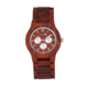 Earth Wood Bonsai Bracelet Watch with Day/Date, Red, ETHEW5303