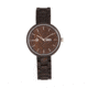 Earth Wood Mimosa Bracelet Watch with Day/Date, Dark Brown, ETHEW5402