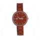 Earth Wood Mimosa Bracelet Watch with Day/Date, Red, ETHEW5403