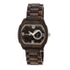 Earth EW2102 Scaly Watch, 46mm, Dark Brown Strap, Dark Brown Dial ETHEW2102