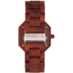 Earth Wood Acadia Bracelet Watch, Red, One Size, ETHEW4703